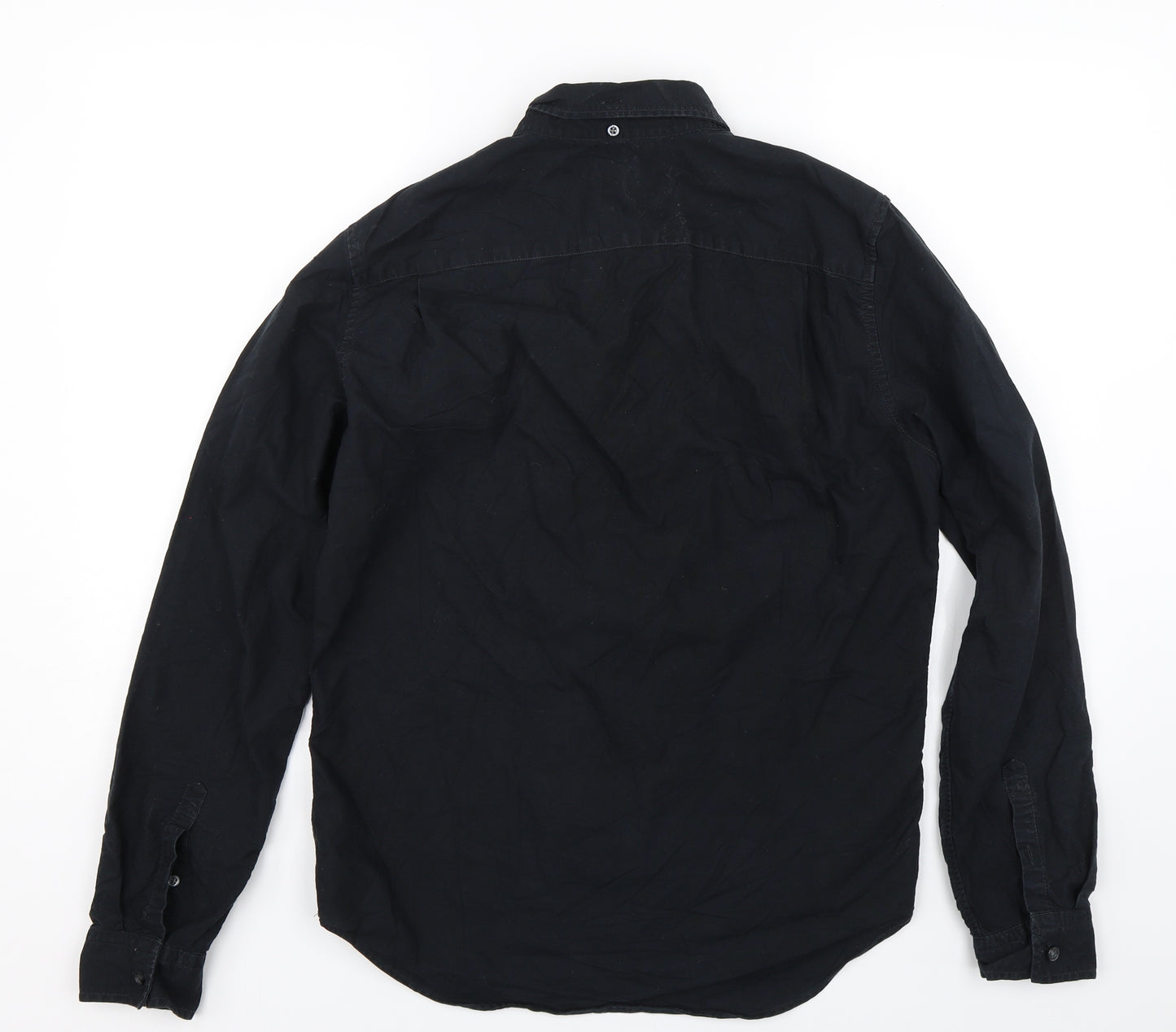 Gap Mens Black    Button-Up Size M