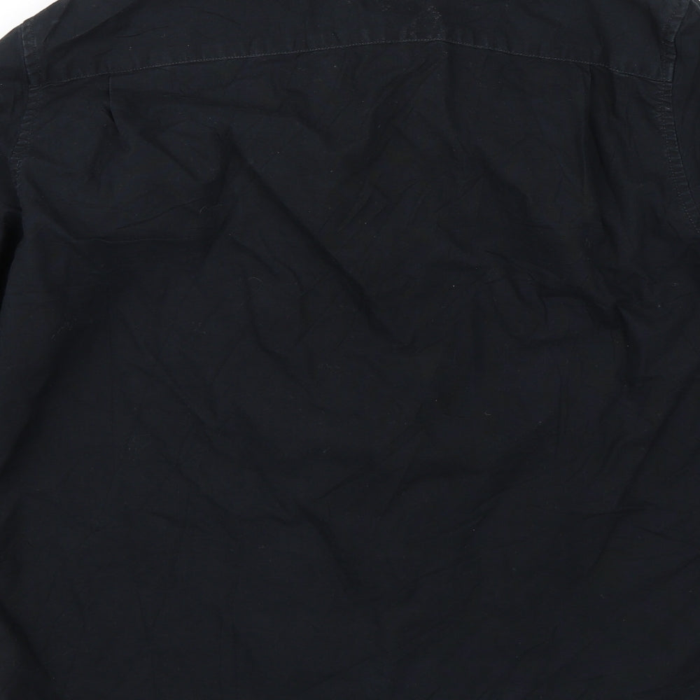 Gap Mens Black    Button-Up Size M