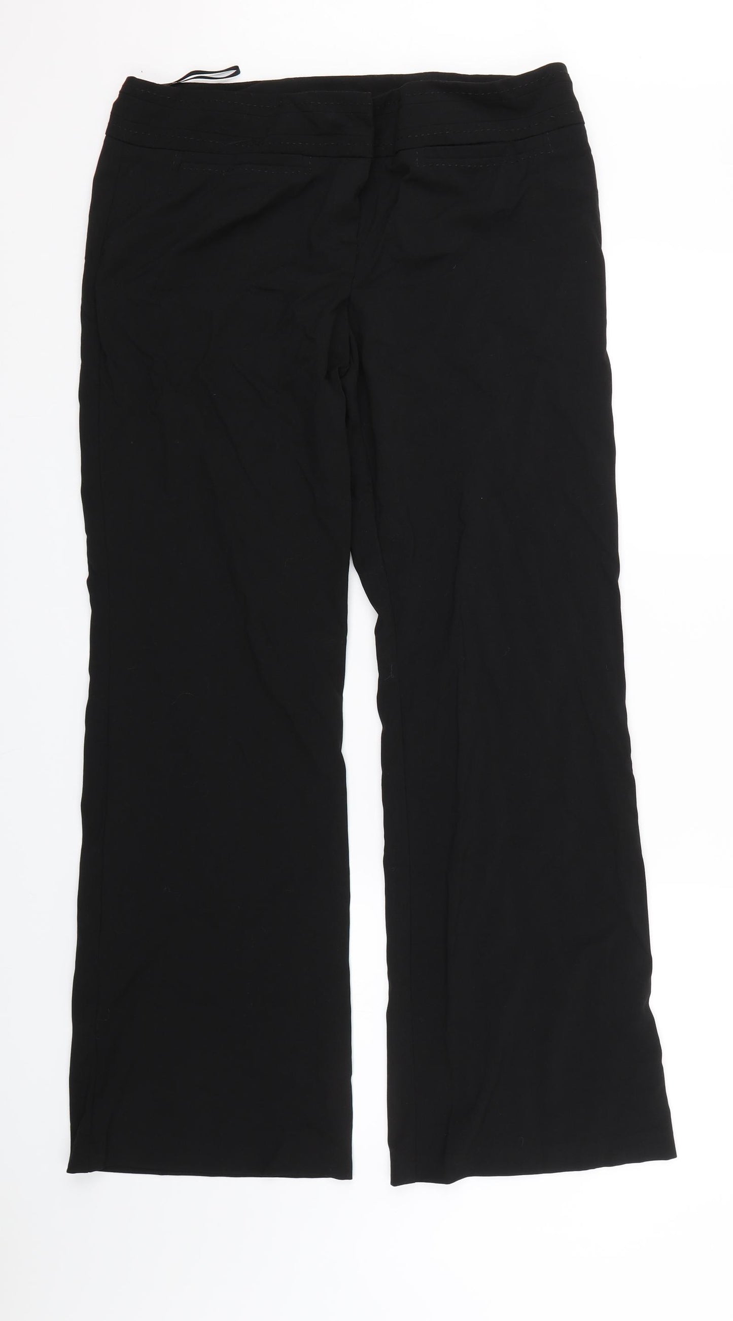 F&F Womens Black   Trousers  Size 14 L30.5 in - Workwear