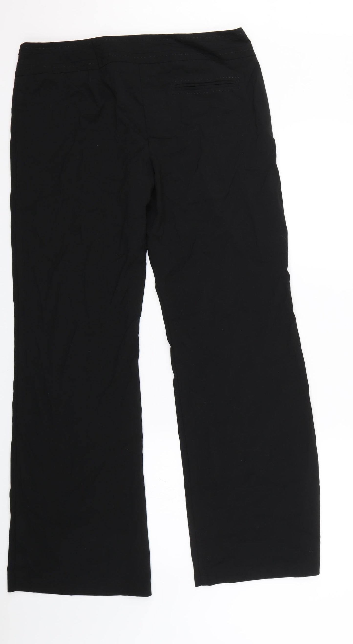 F&F Womens Black   Trousers  Size 14 L30.5 in - Workwear