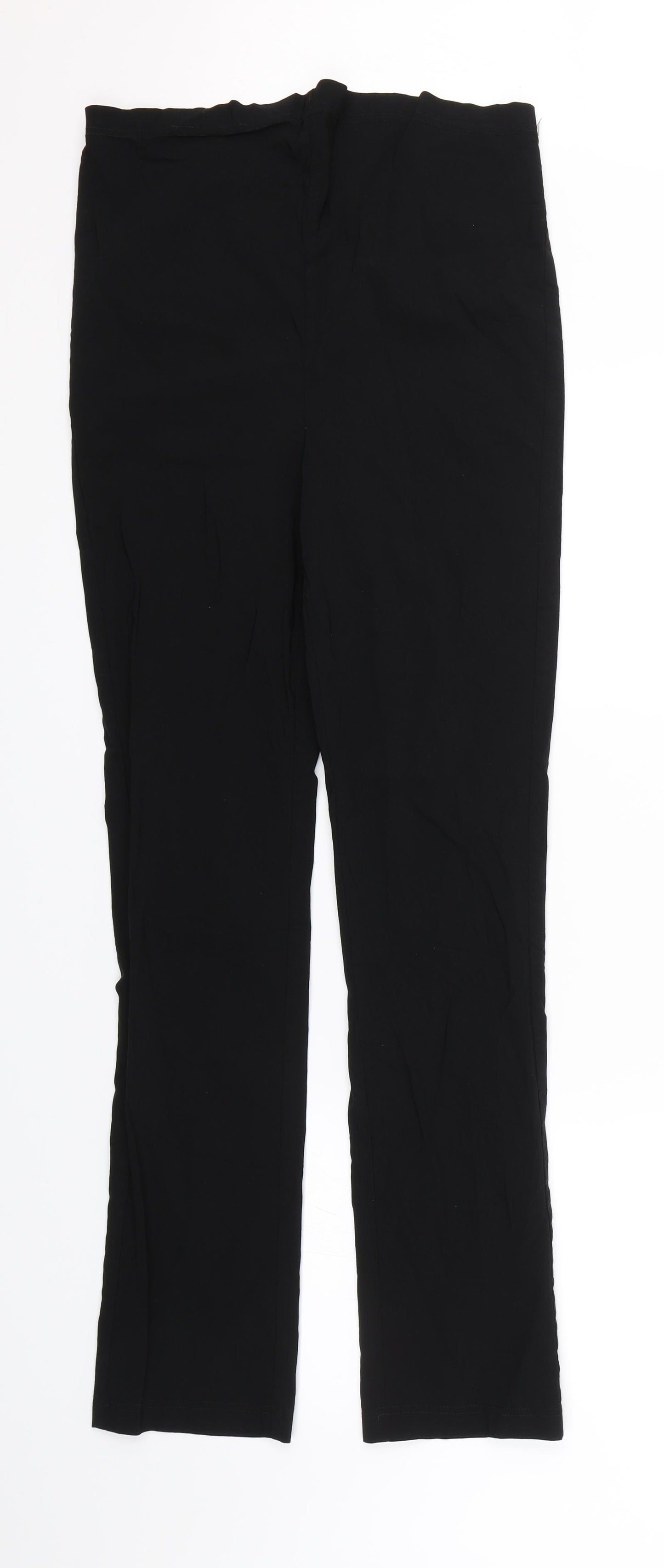 H&M Womens Beige   Carrot Trousers Size 14 L29 in