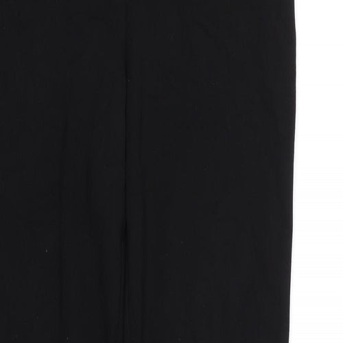 M&S Womens Black   Carrot Trousers Size 12 L28 in