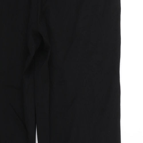 M&S Womens Black   Carrot Trousers Size 12 L28 in