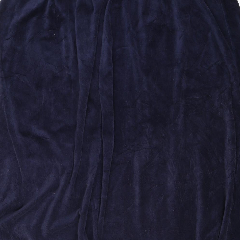 Damart Womens Blue  Velour Trumpet Skirt Size 26