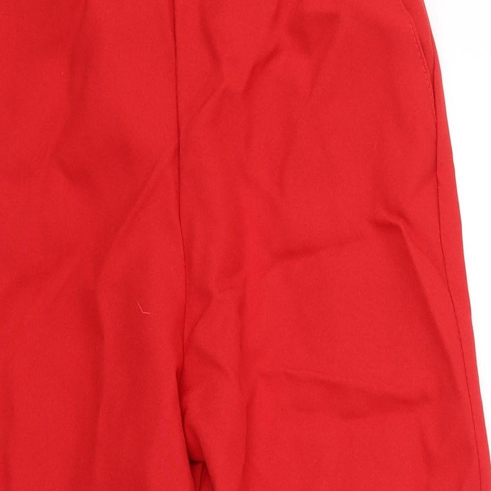 Preworn Womens Red   Cropped Trousers Size 12