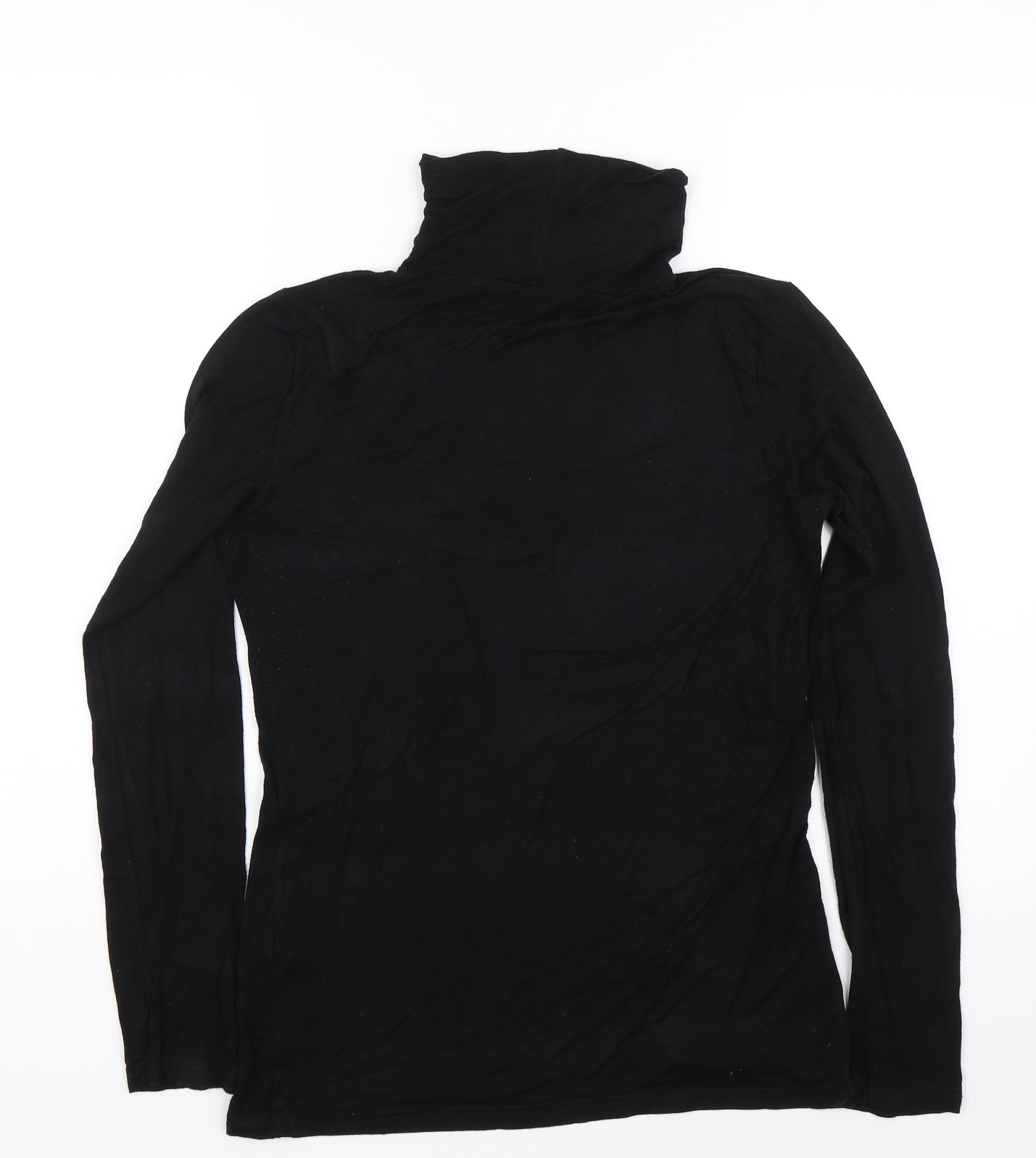 Warehouse Womens Black   Basic T-Shirt Size 12