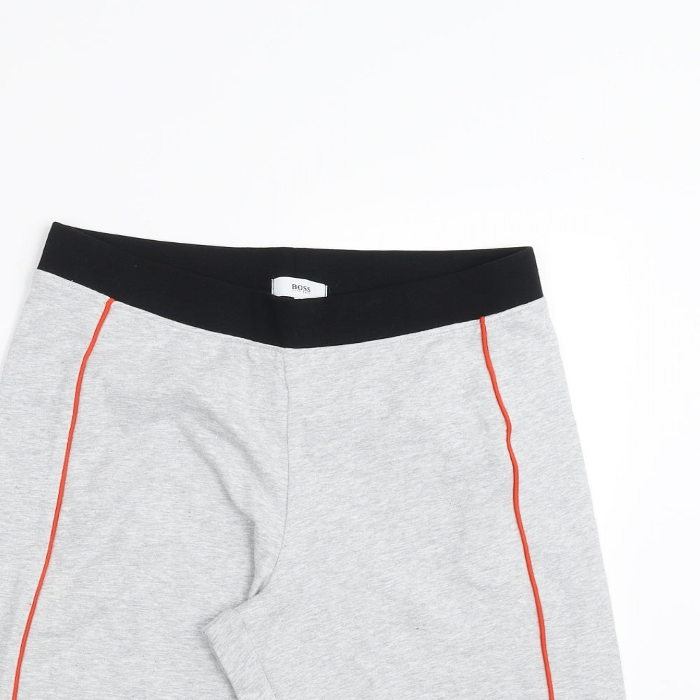 Boss Womens Grey   Biker Shorts Size 14