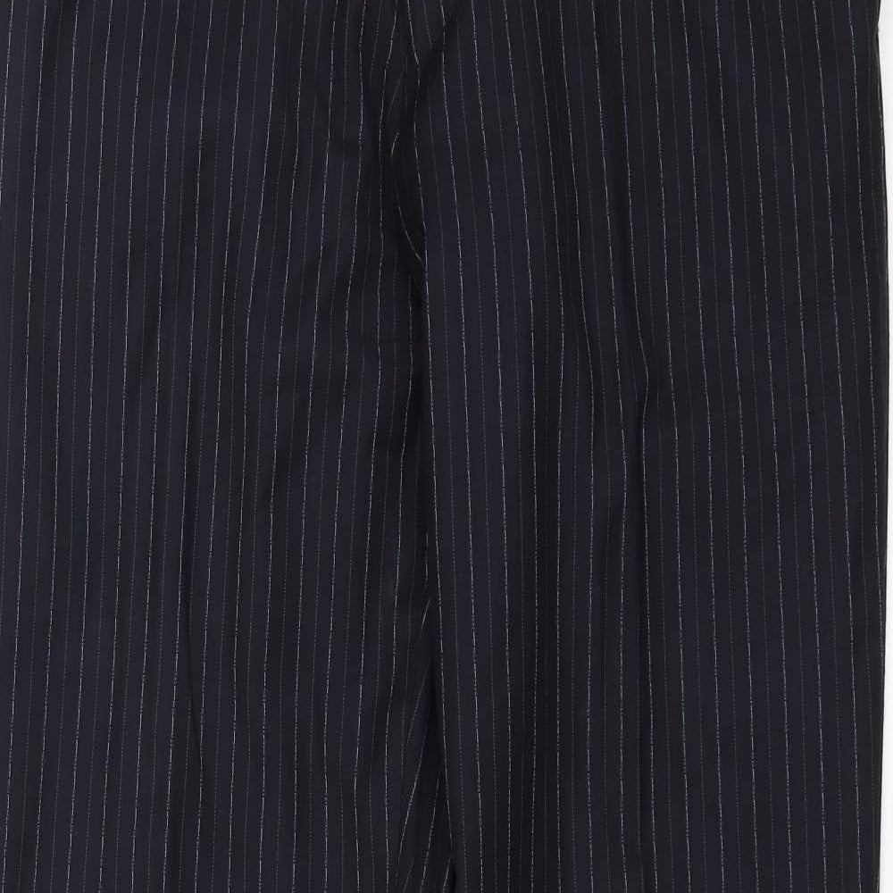 NEXT Mens Blue Striped  Trousers  Size 34 in L31 in