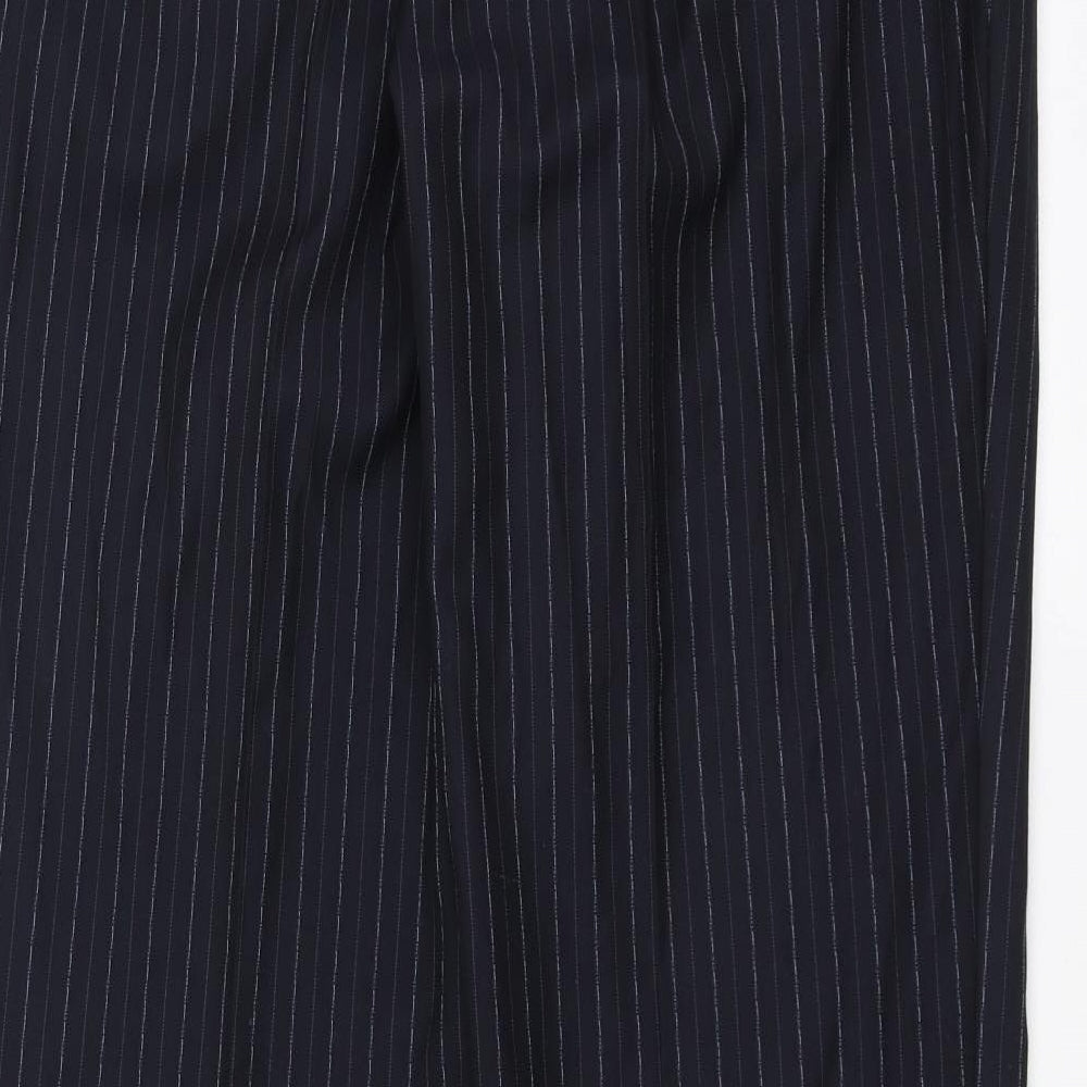 NEXT Mens Blue Striped  Trousers  Size 34 in L31 in