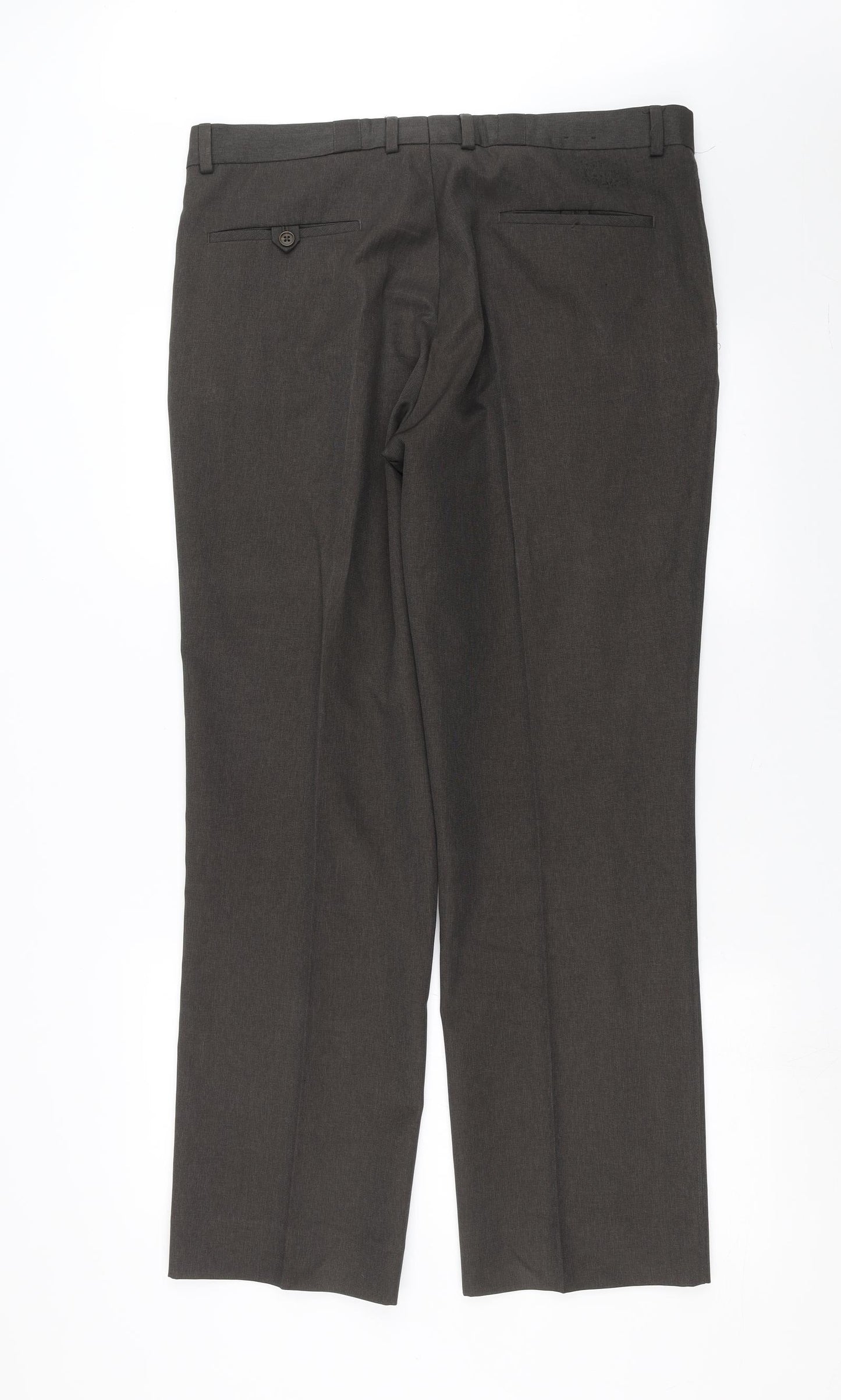 F&F Mens Brown   Trousers  Size 36 in L31 in