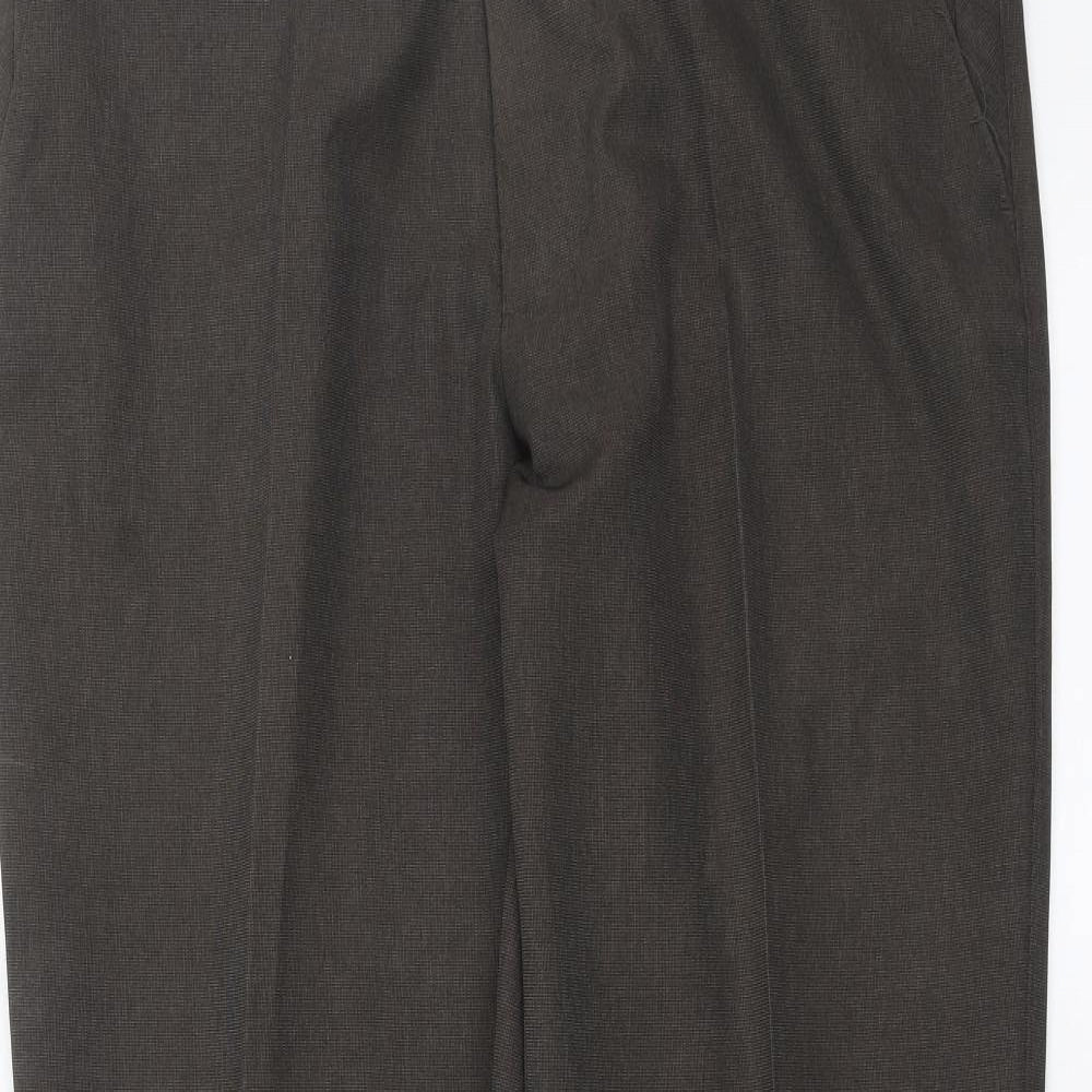 F&F Mens Brown   Trousers  Size 36 in L31 in