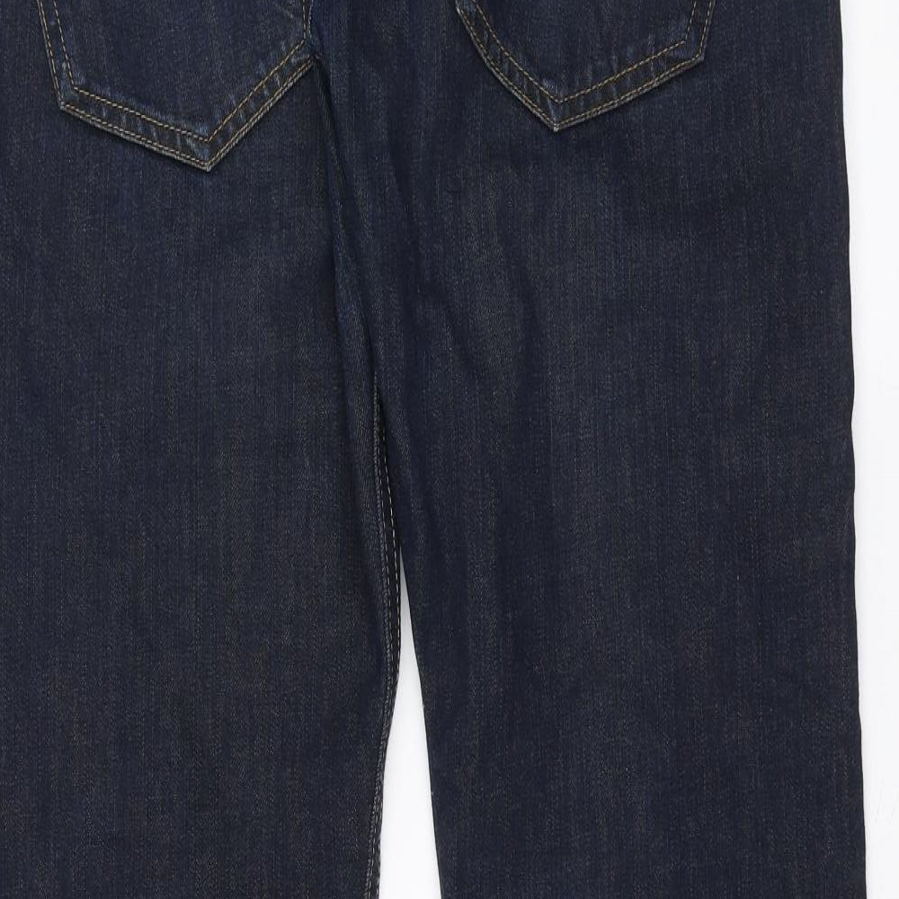 LEVIS Mens Blue  Denim Straight Jeans Size 34 in L31 in - 504