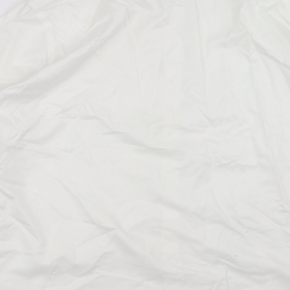 TM Lewin Mens White    Dress Shirt Size 17  - Fitted