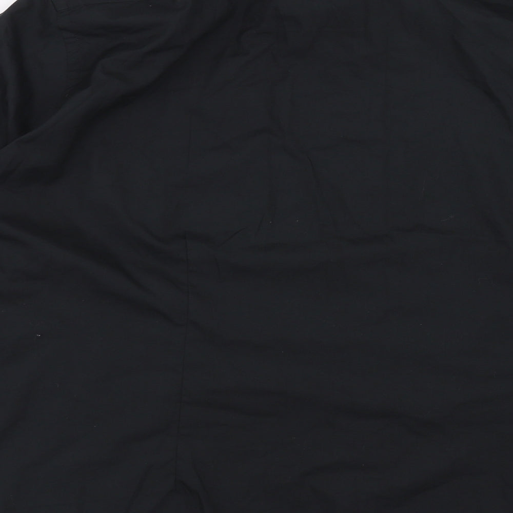 Taylor & Cutter Mens Black    Dress Shirt Size 19