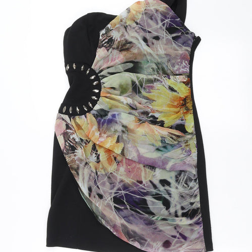 IZABEL Womens Black   Mini  Size L  - Abstract Design