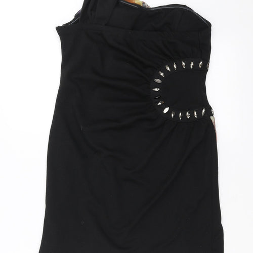 IZABEL Womens Black   Mini  Size L  - Abstract Design