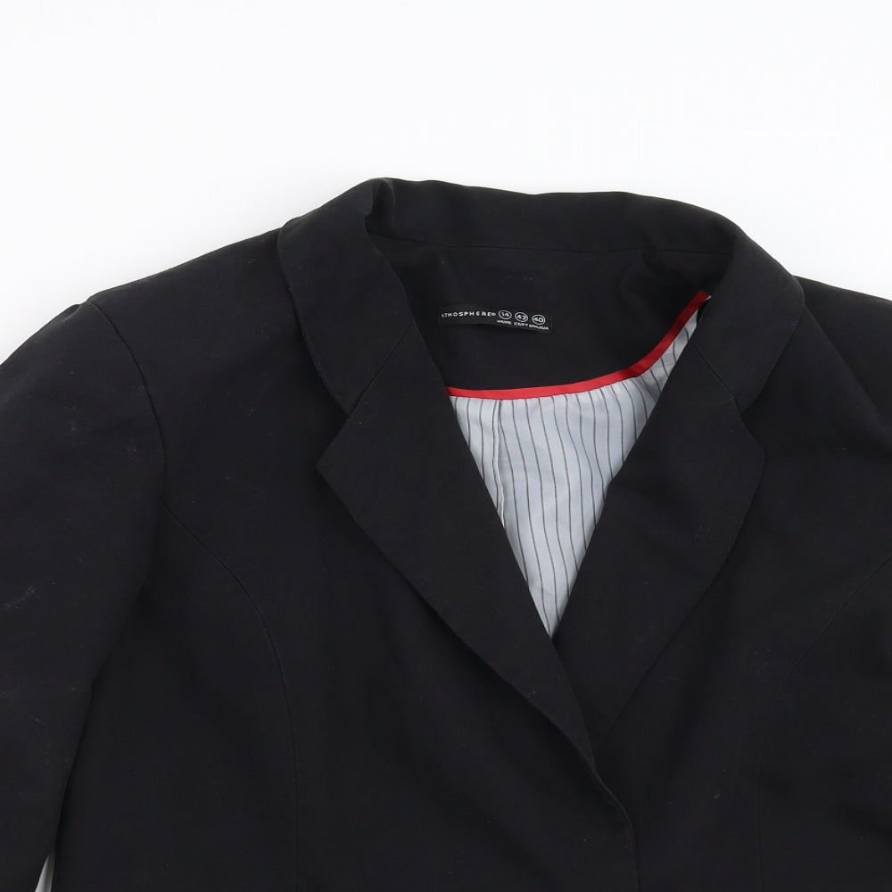 Primark Womens Black   Jacket Suit Jacket Size 14
