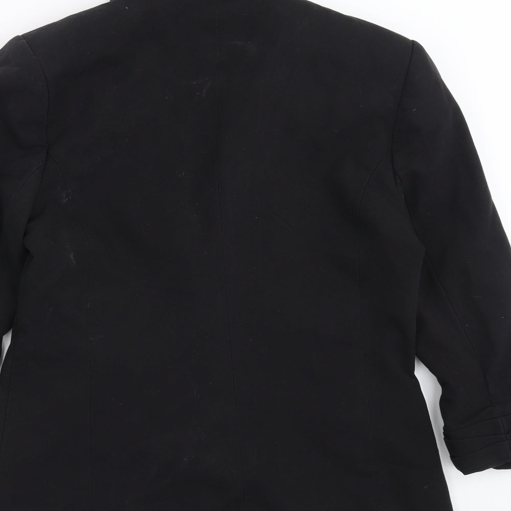 Primark Womens Black   Jacket Suit Jacket Size 14