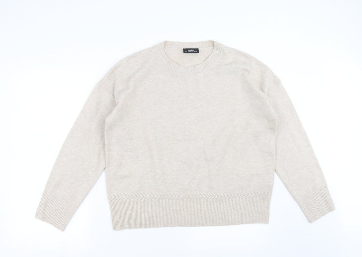 Wallis Womens Beige   Pullover Jumper Size L