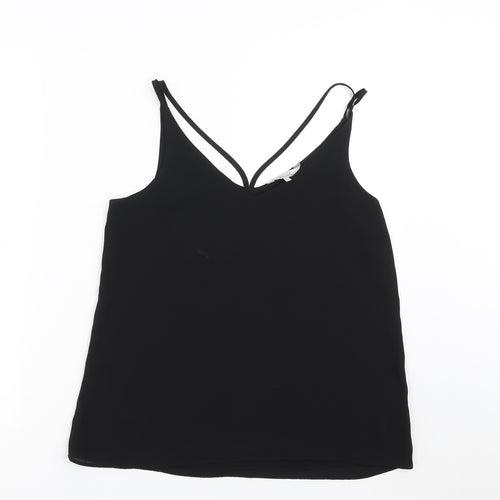 Peacocks Womens Black   Camisole T-Shirt Size 10