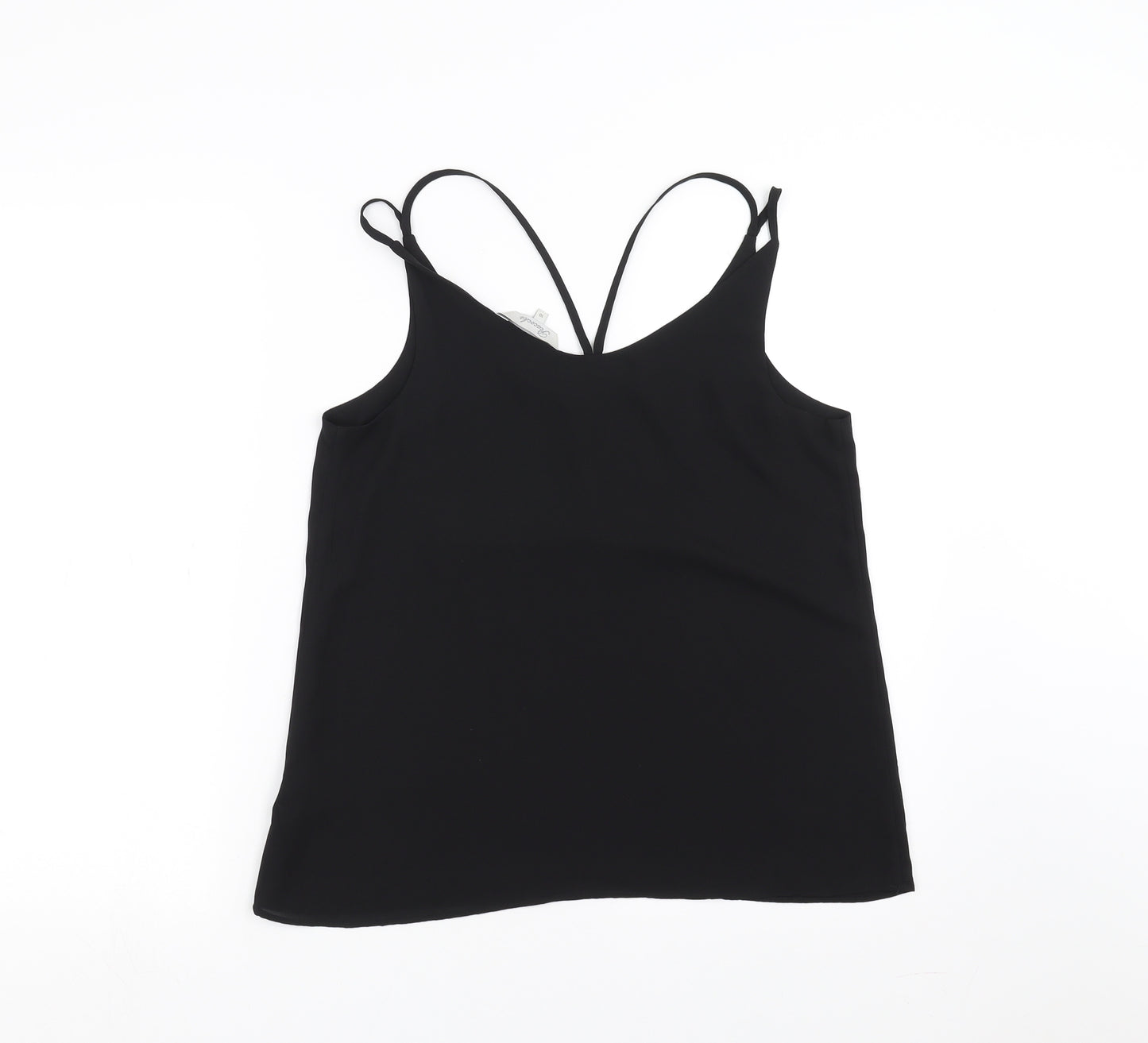Peacocks Womens Black   Camisole T-Shirt Size 10