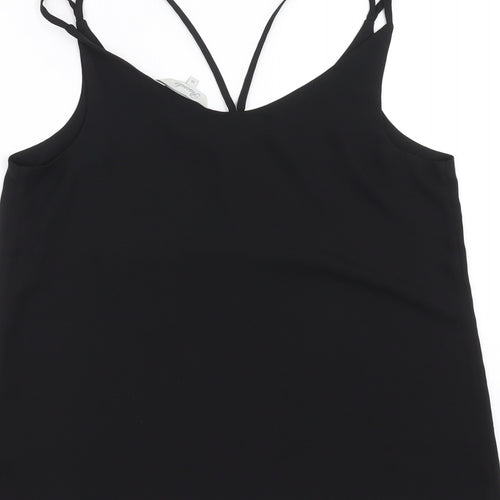 Peacocks Womens Black   Camisole T-Shirt Size 10