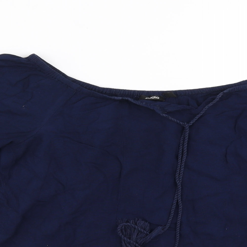 Zudio Womens Blue   Basic Blouse Size L
