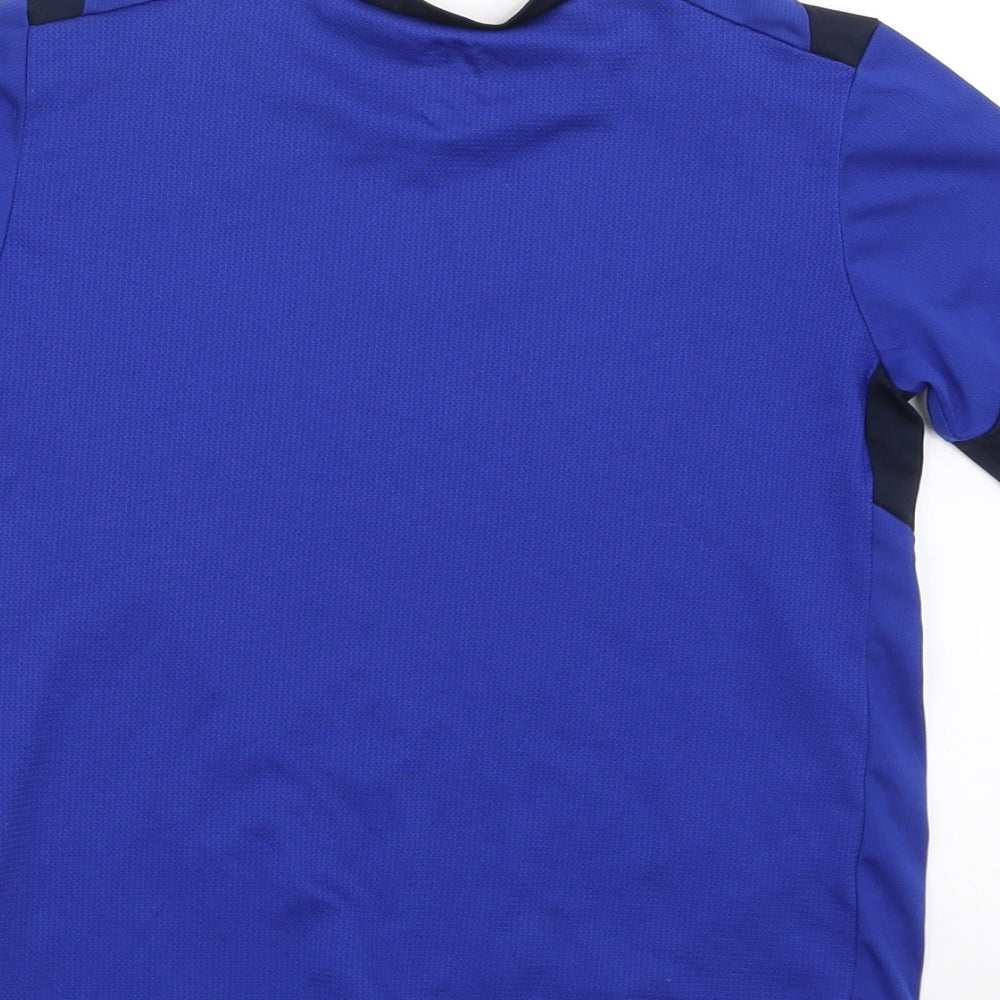 DECATHLON Boys Blue   Basic T-Shirt Size 8 Years  - active wear
