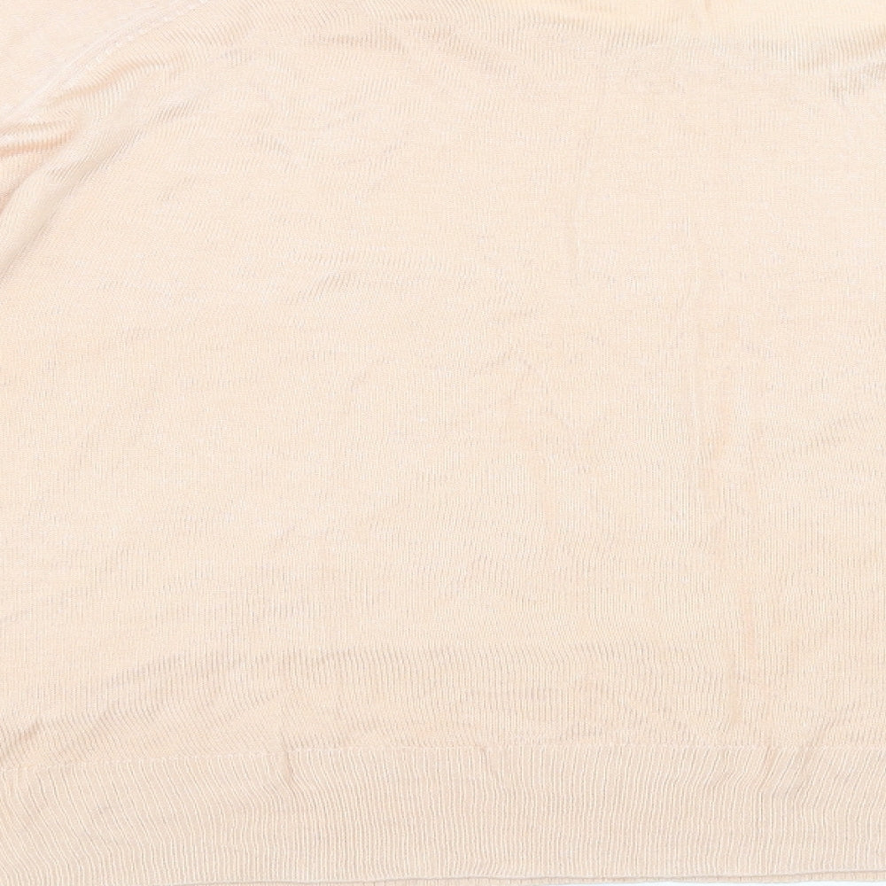 Zara Womens Pink   Pullover Jumper Size XL