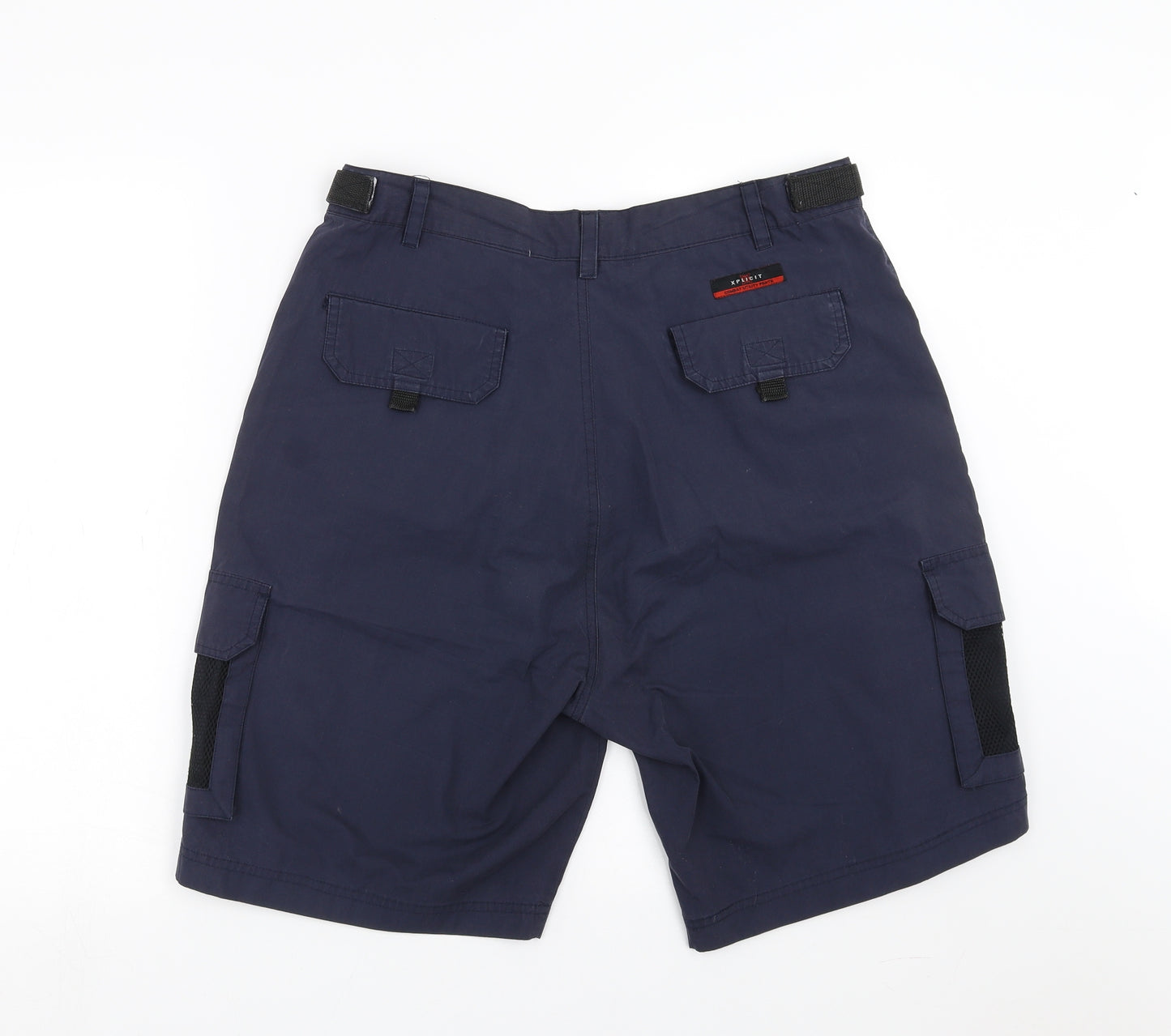 explicit Mens Blue   Cargo Shorts Size M