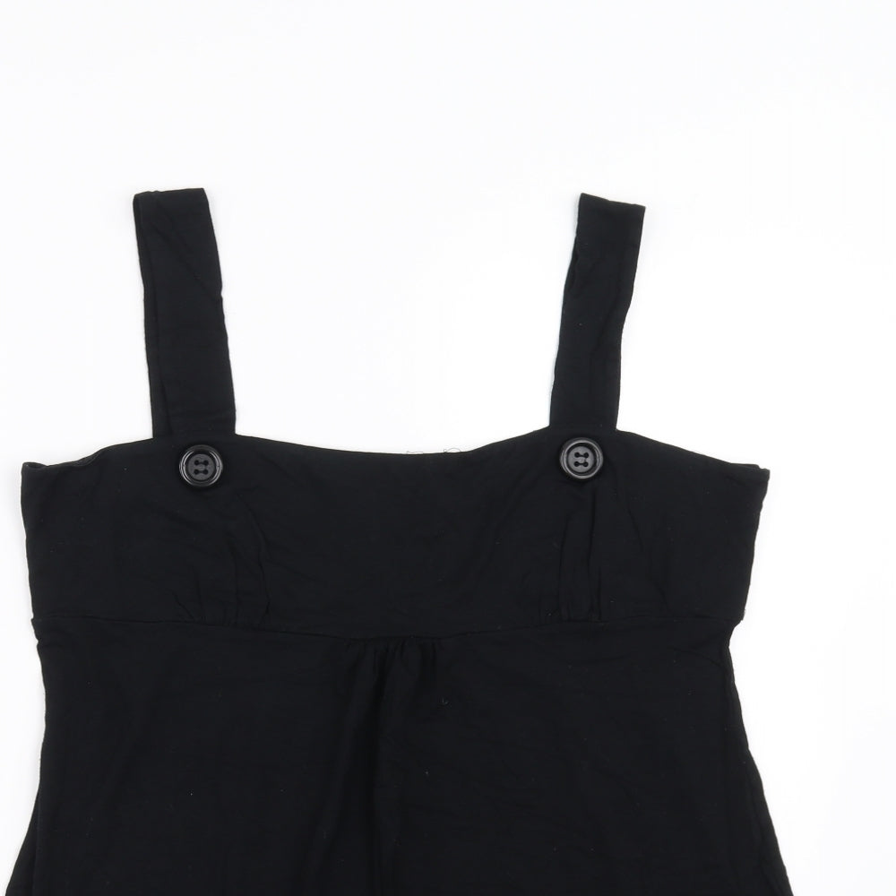 Dorothy Perkins Womens Black   Basic Blouse Size 16