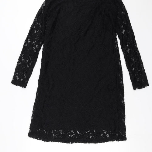 AND Womens Black Floral  Shift  Size XL
