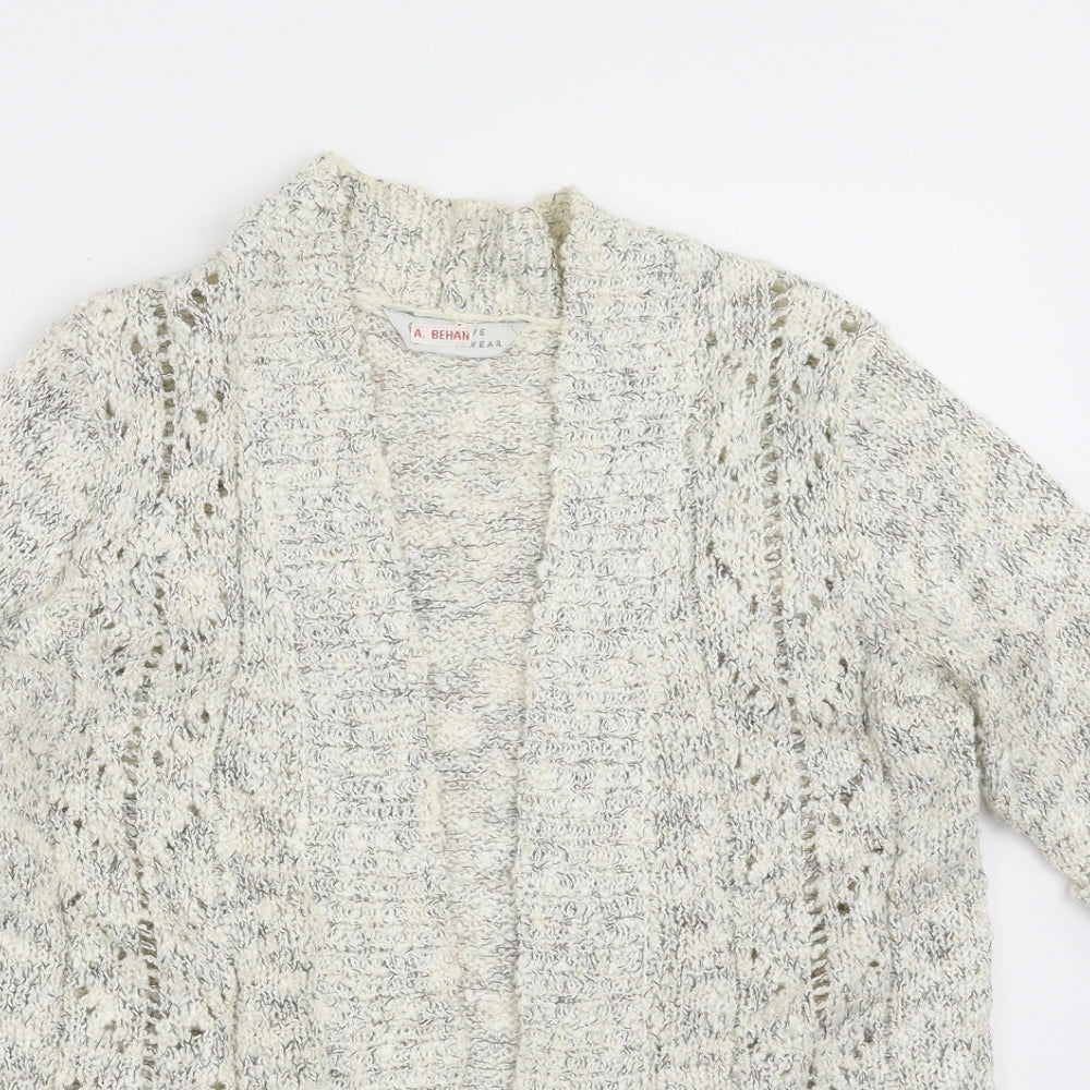 BHS Womens Beige  Knit Cardigan Jumper Size 8