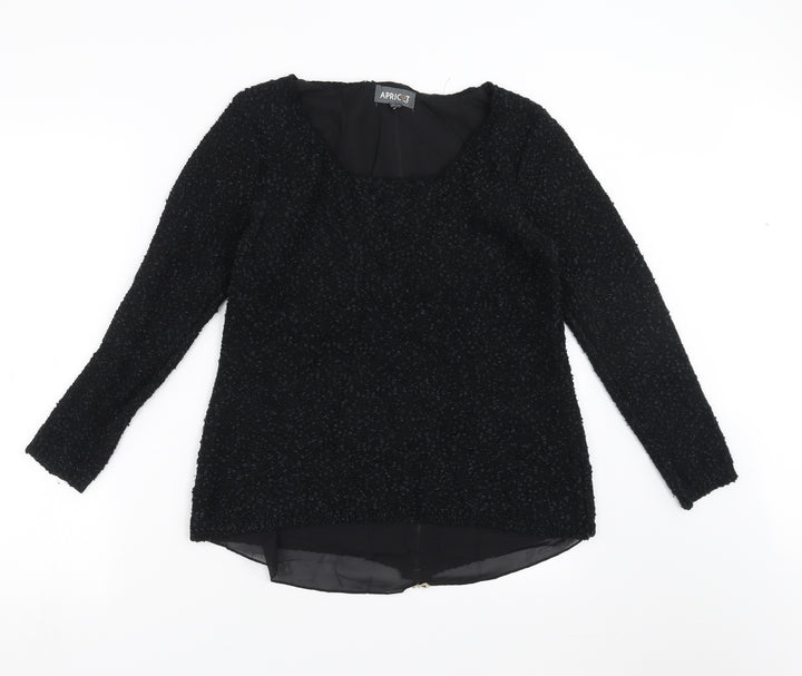 Apricot Womens Black Pullover Jumper Size 10