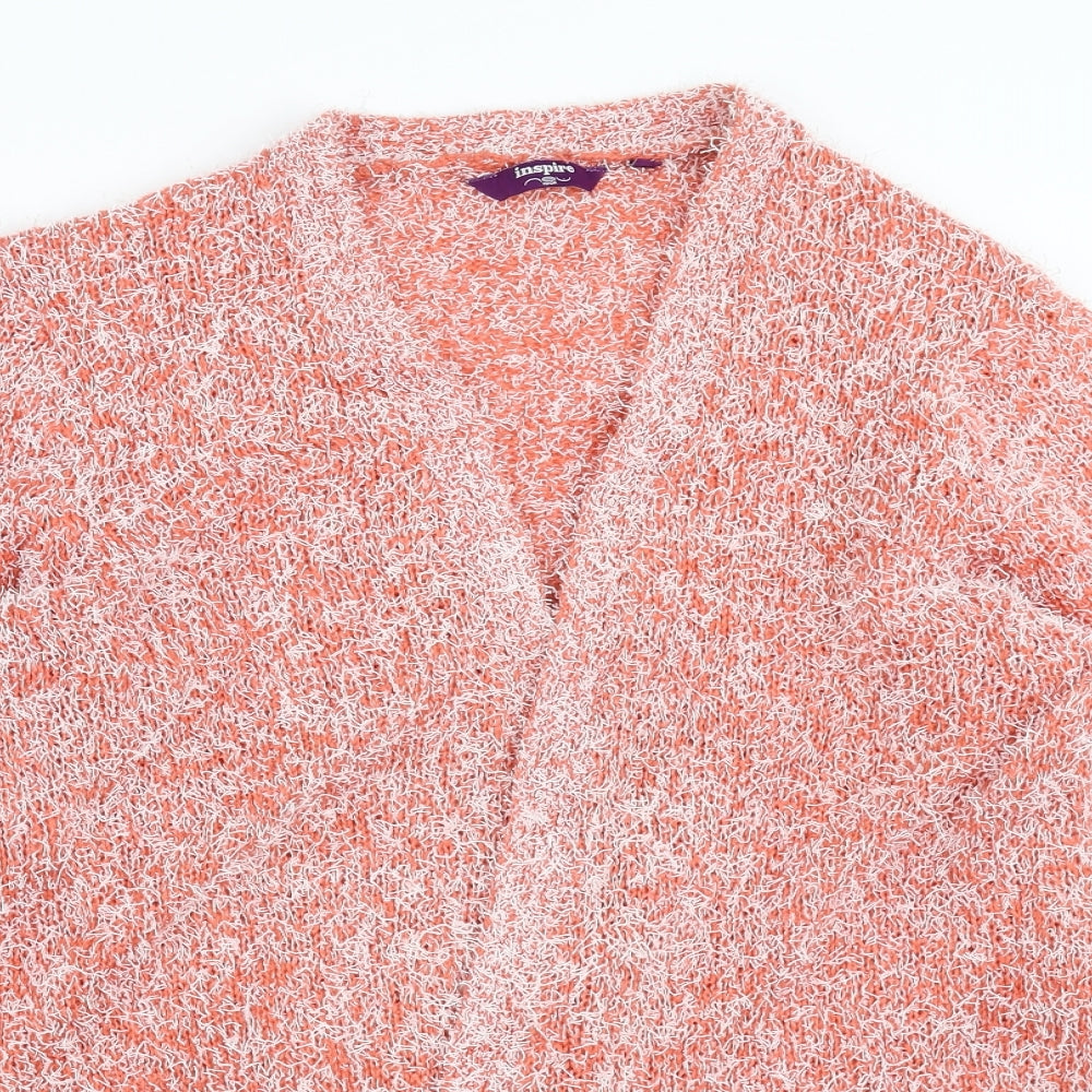 New Look Womens Orange   Cardigan Jumper Size 24