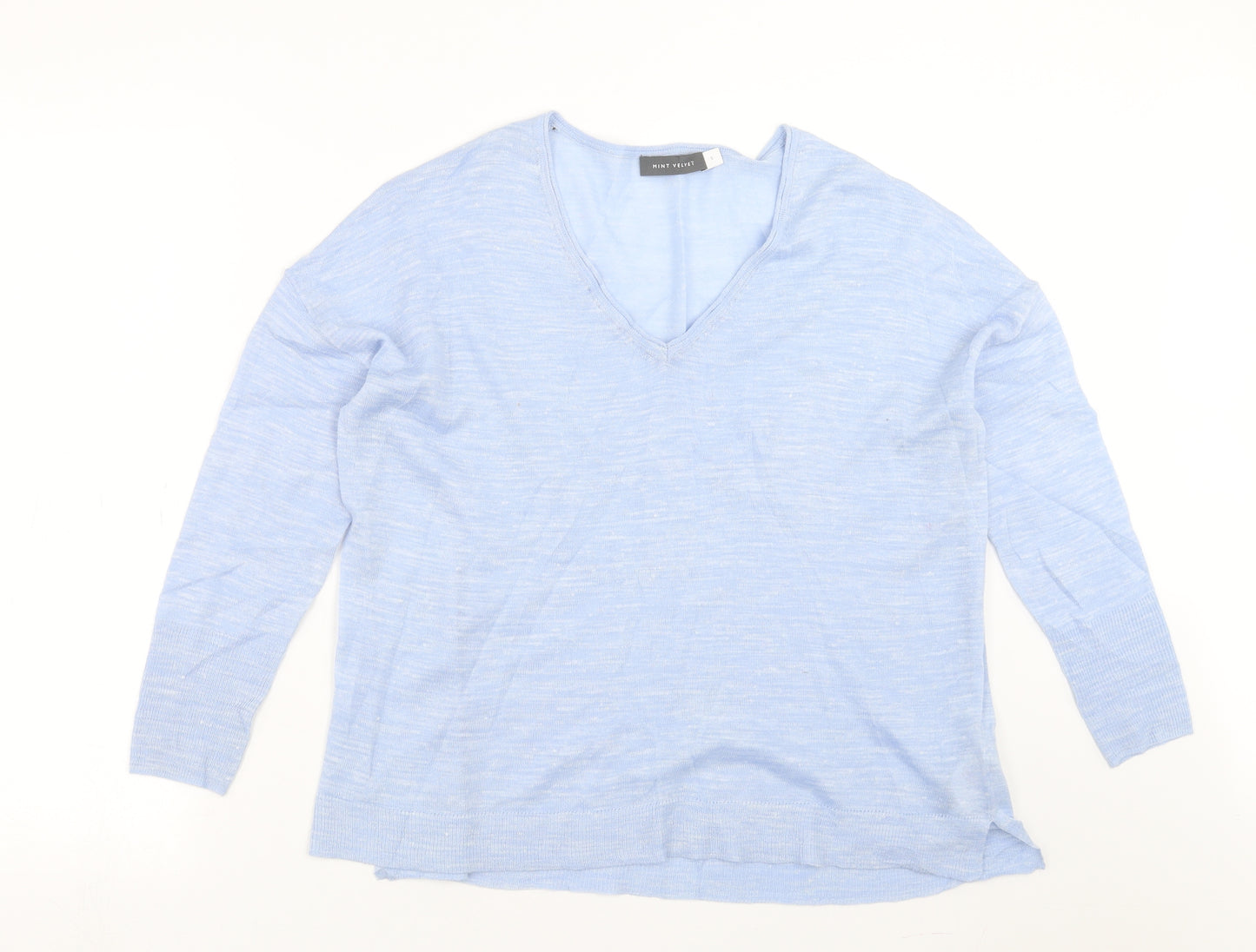 Mint Velvet Womens Blue  Knit Pullover Jumper Size S