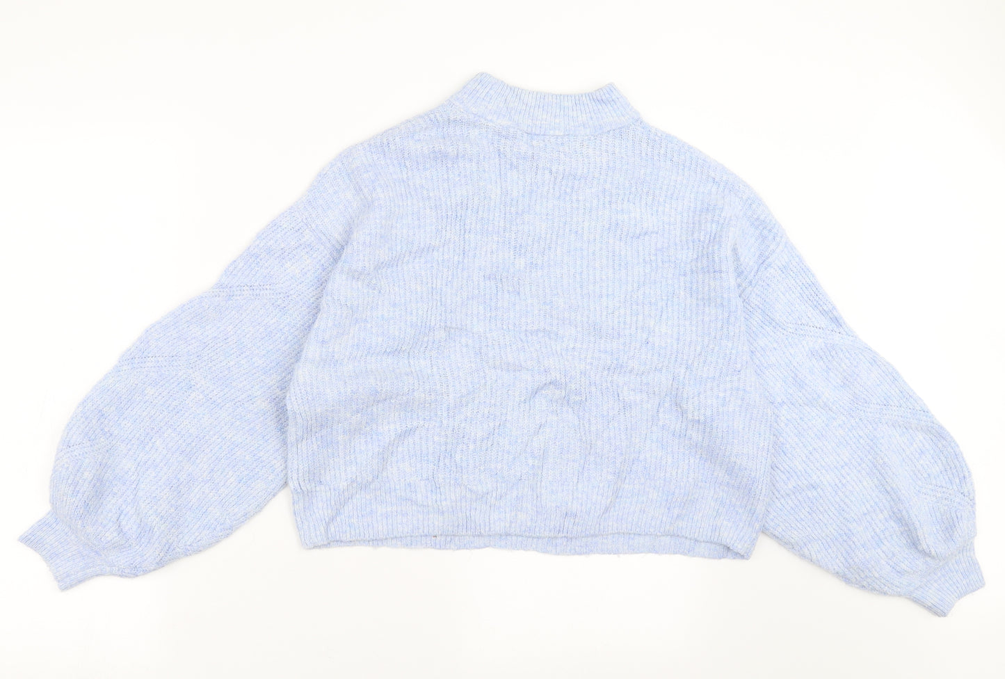 Miss Selfridge Womens Blue  Knit Pullover Jumper Size 8