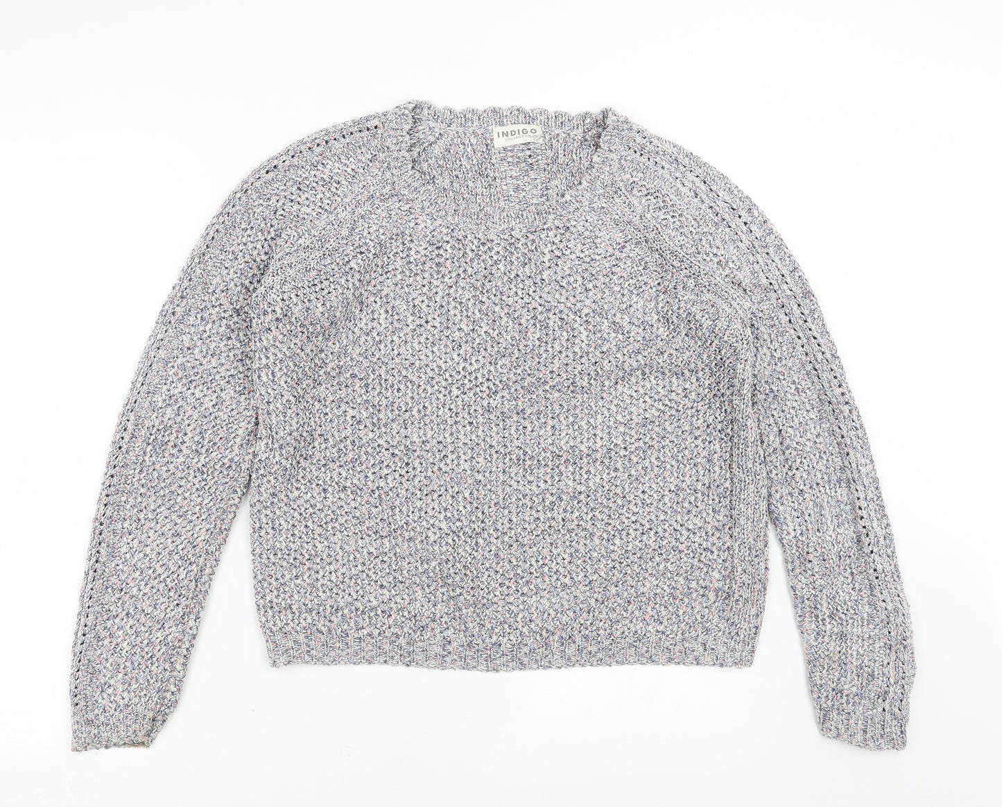 Marks and Spencer Womens Blue  Knit Pullover Jumper Size 12