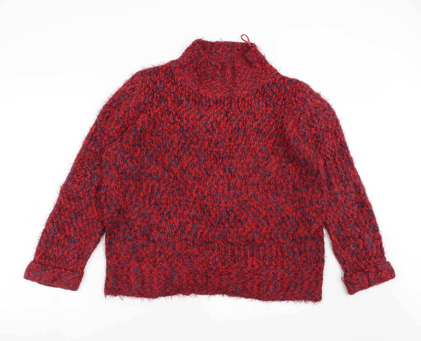 Sainsburys  Womens Red  Knit Pullover Jumper Size 18