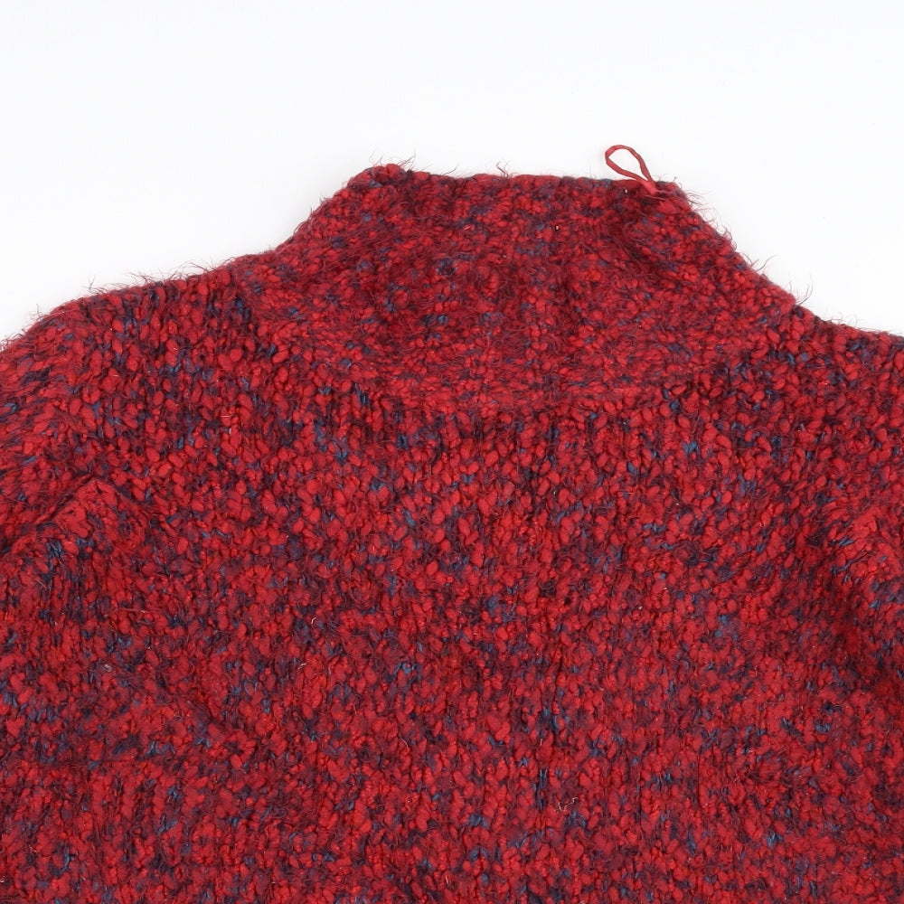 Sainsburys  Womens Red  Knit Pullover Jumper Size 18
