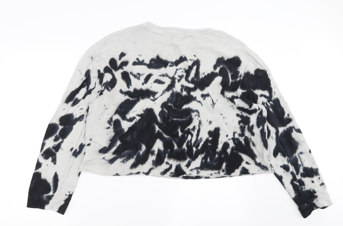 Zara Womens Grey   Pullover Jumper Size S  - Abstract Design