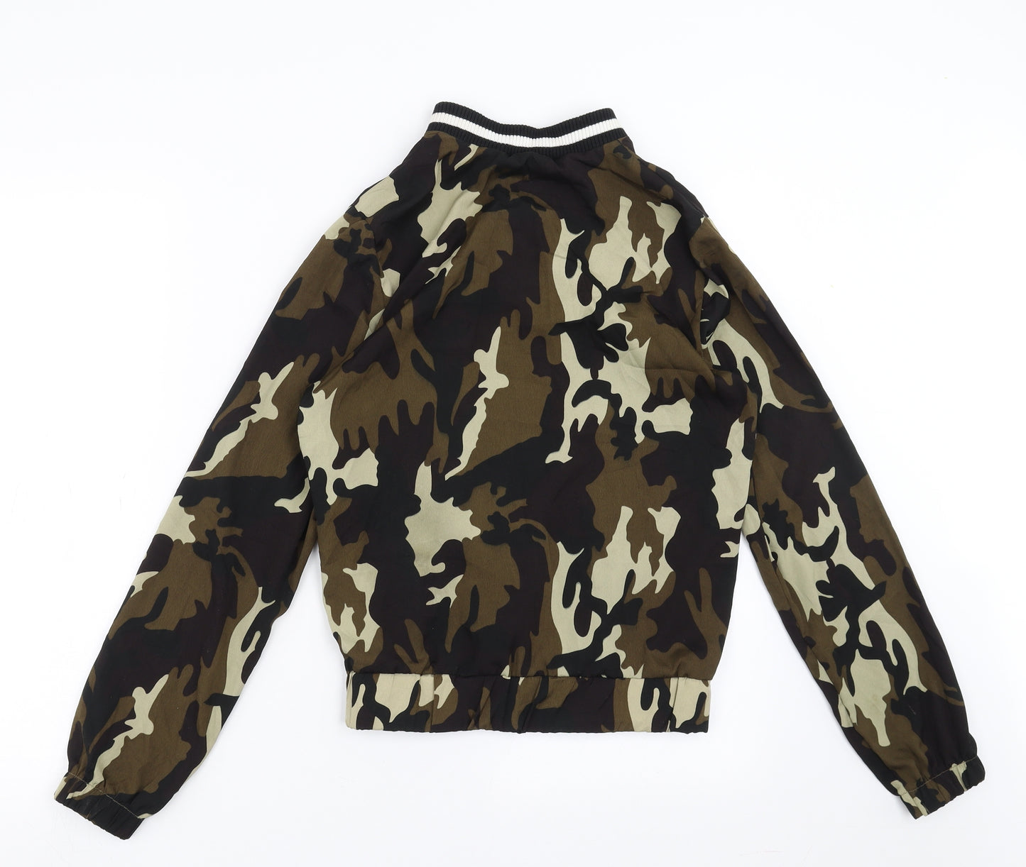 Primark Womens Green Camouflage  Jacket  Size 6