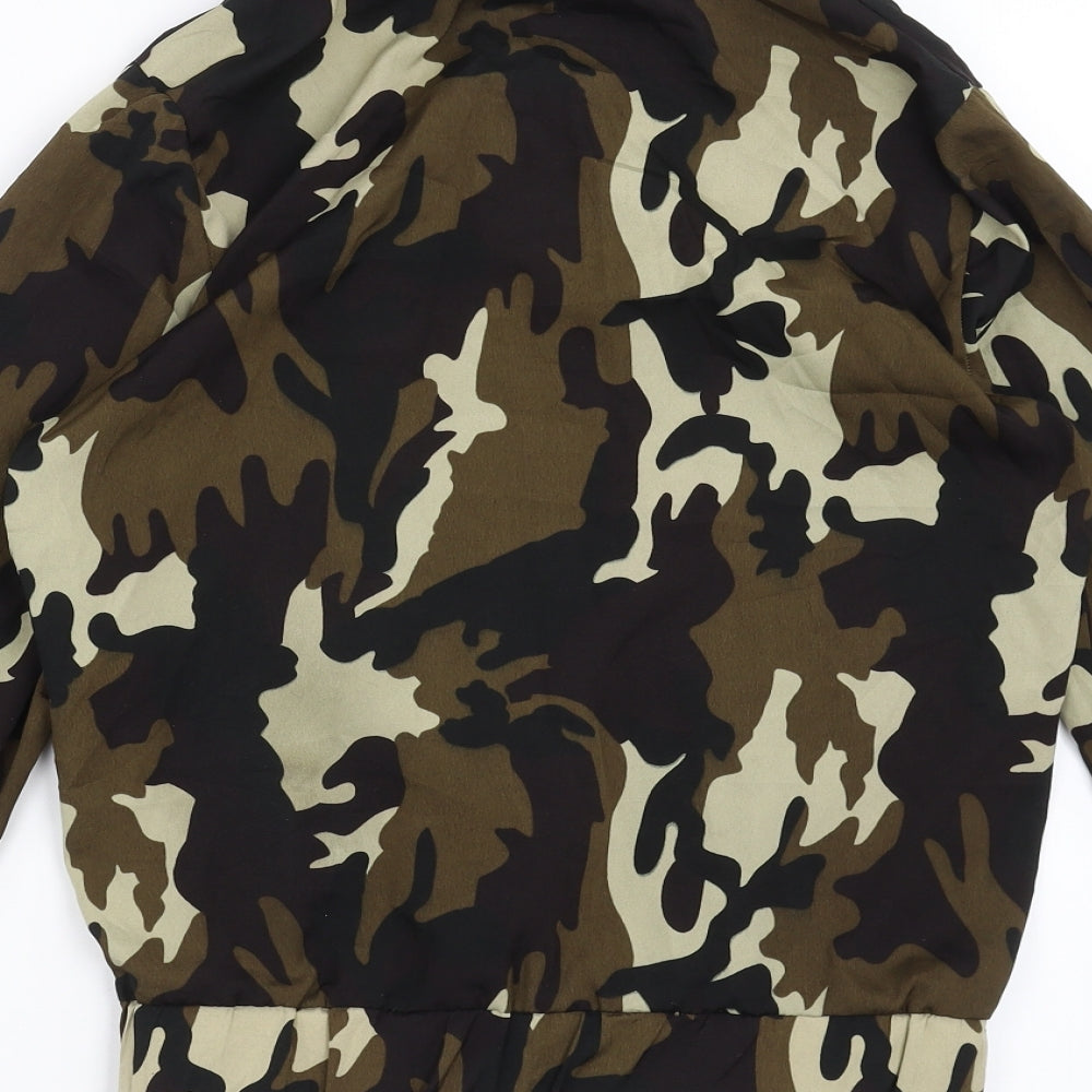 Primark Womens Green Camouflage  Jacket  Size 6