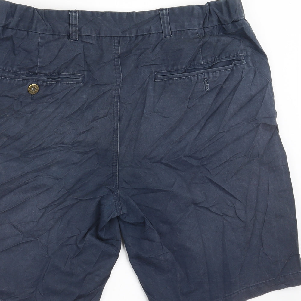 Tresspass Mens Blue   Chino Shorts Size M