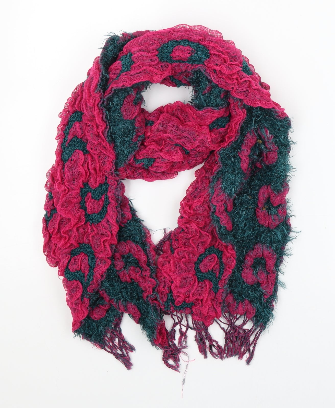 Preworn Womens Green    Scarf