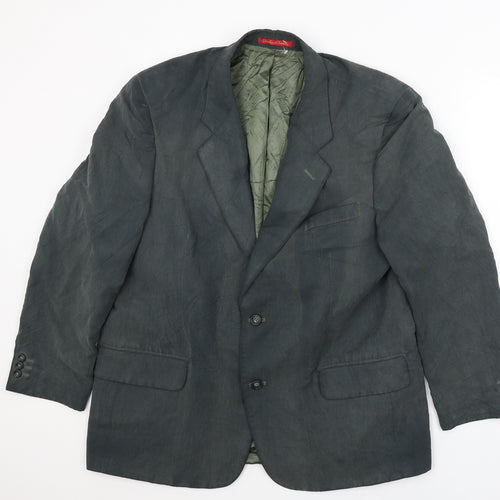 Debenham & Freebody Mens Grey   Jacket Blazer Size XL