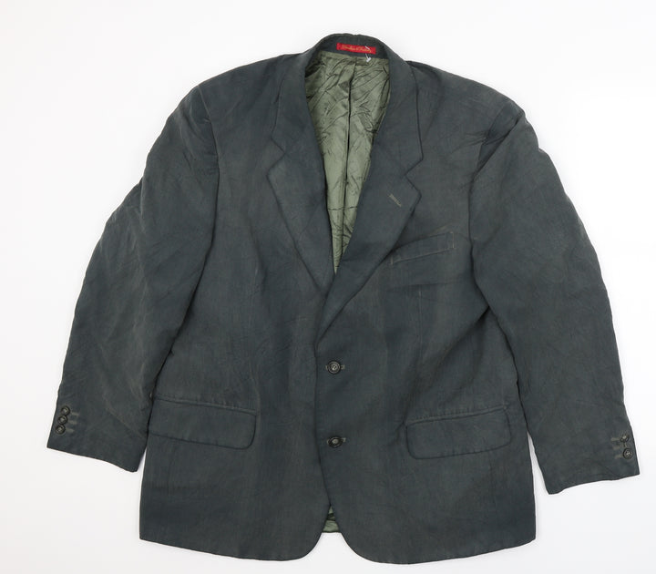 Debenham & Freebody Mens Grey   Jacket Blazer Size XL