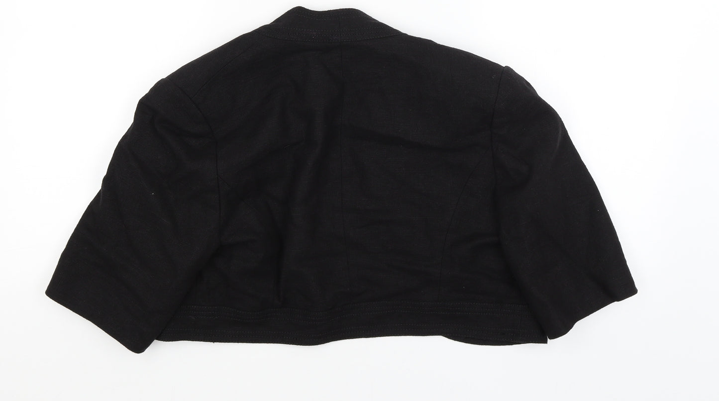 BHS Womens Black   Jacket Blazer Size 12