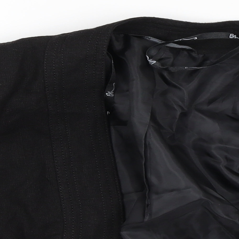 BHS Womens Black   Jacket Blazer Size 12