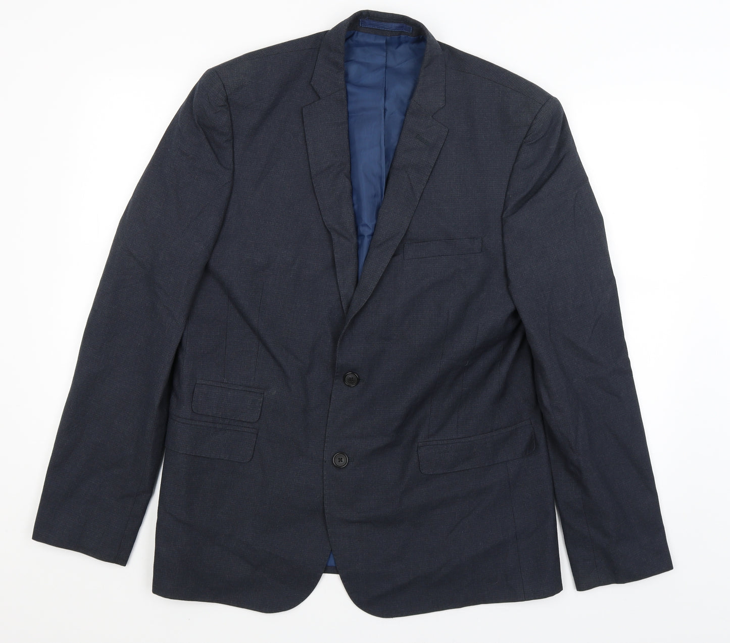 M&S Mens Blue   Jacket Blazer Size L